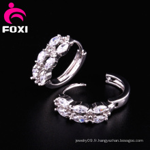 Brillant Gemstone Ring Type Conception de boucle d&#39;oreille